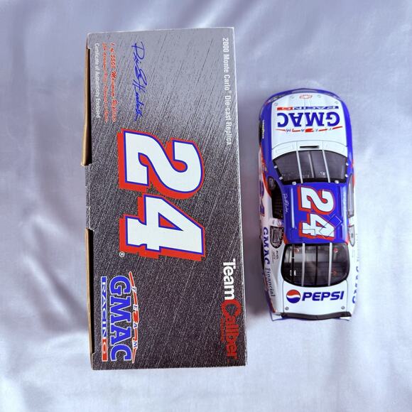 2000 Team Caliber 1:24 Ricky Hendrick #24 GMAC Monte Carlo NASCAR Diecast COA - Picture 5 of 8